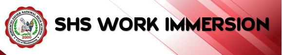 Senior High School Work Immersion Pre-Immersion Activity